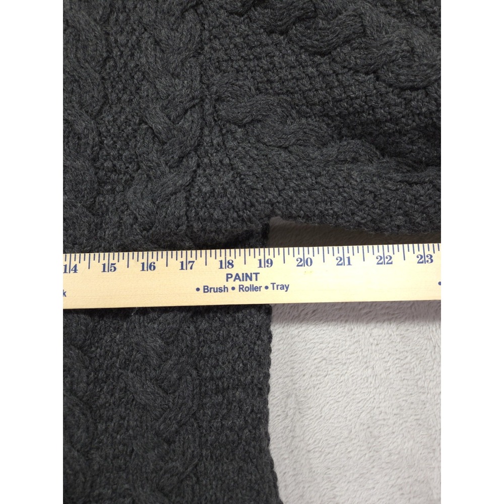 Aran Crafts Merino Wool Hoodie Womens Medium Full Zip - Picture 8 of 8